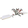 草稿 4 Color 2 Station Manual Silk Screen Printing Machine With Micro Registration